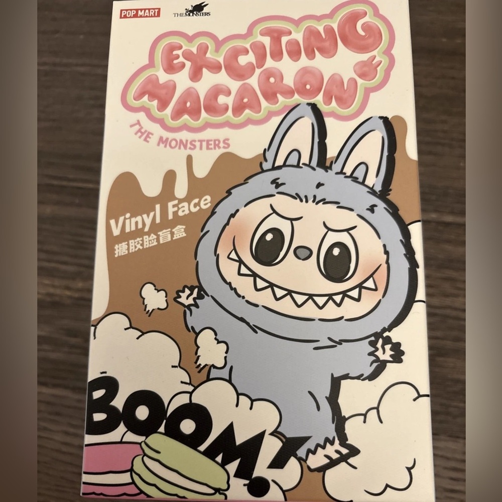 Exciting Macaron The Monsters Vinyl Face Action Figure - Blue